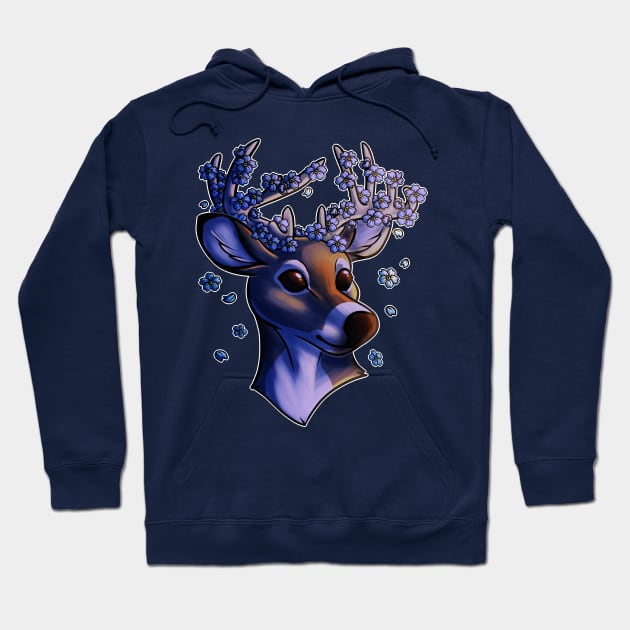 Forget Me Not in Blue Hoodie by leashonlife